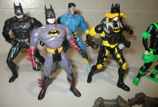 Lote 6 Figuras Batman Forever Kenner 1994-95