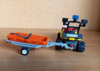 513. Playmobil boogie quad 4x4 de rescate montaña