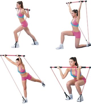 Barra de pilates portátil