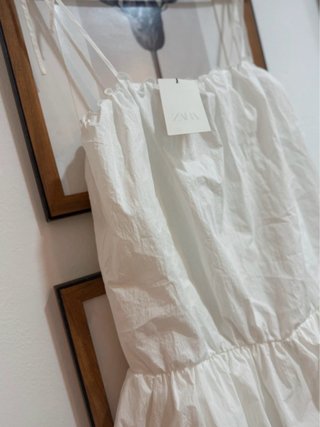 Vestido globo nylon Zara Talla única