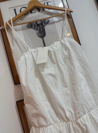 Vestido globo nylon Zara Talla única