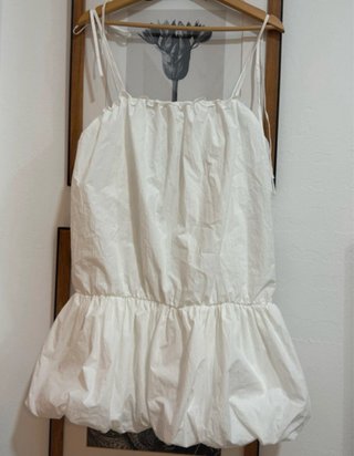 Vestido globo nylon Zara Talla única