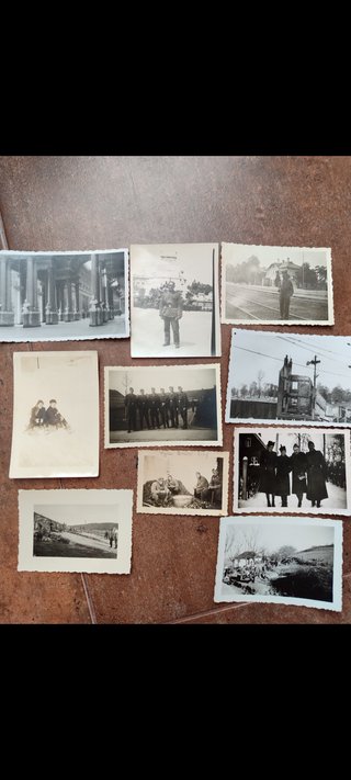 Originales10 fotos antiguas 2ww alemanes militares