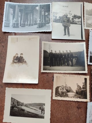 Originales10 fotos antiguas 2ww alemanes militares
