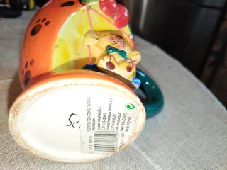 Taza cerámica 3D oso columpio