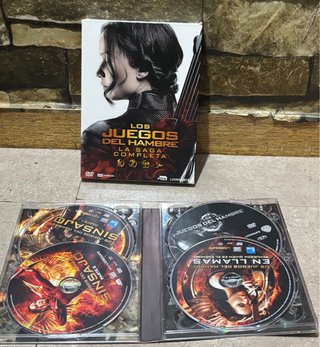 Los Juegos del Hambre Saga Completa DVD