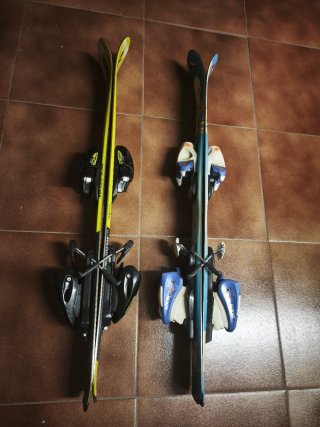 2 Pares Esquís Niños Fischer y Dynastar