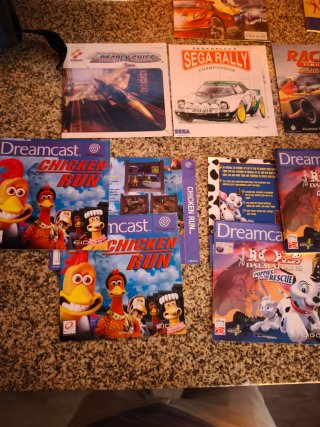 Lote de Capas e manuais Dreamcast - Vários Títulos