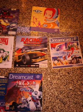 Lote de Capas e manuais Dreamcast - Vários Títulos