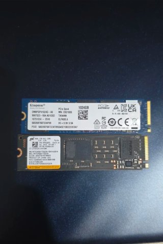 2x SSD 1TB PCIe Gen4 NVMe