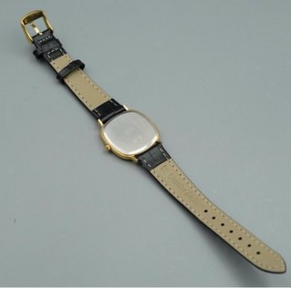 Reloj Longines Cuarzo Dorado y Negro 1980-1989anos