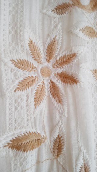 Vestido largo crema Nuevo XL