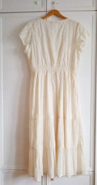 Vestido largo crema Nuevo XL