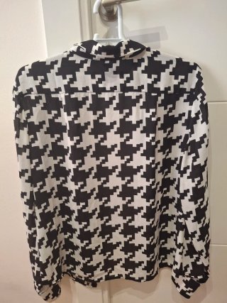 Blusa Zendra Estampado Houndstooth