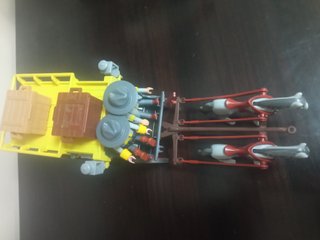 Diligencia del Oeste con 2 figuras
