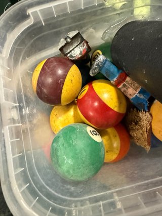 Bolas de billar antiguas vintage - 2 juegos