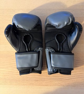 Guantes de Boxeo Everlast Powerlock Grises 10oz
