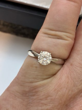 Anillo Oro 18k Diamante 1.01Ct D/VS2 IGL