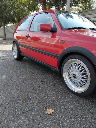 Llantas 17 5x100 tipo bbs con neumáticos 500km max