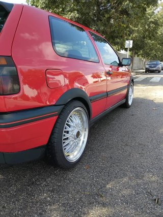 Llantas 17 5x100 tipo bbs con neumáticos 500km max