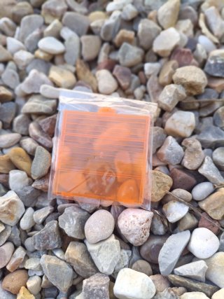 Tapa de pilas Game Boy Clásica Naranja transparent