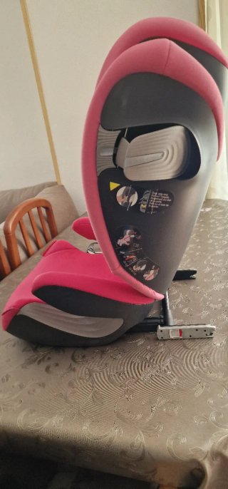 Silla Coche Cybex Gold Solution S-Fix Rosa +Correa