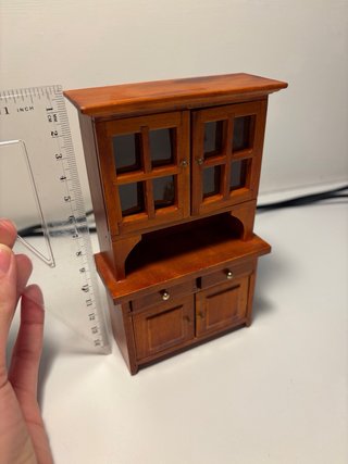 Mobili per casa delle bambole in legno vintage