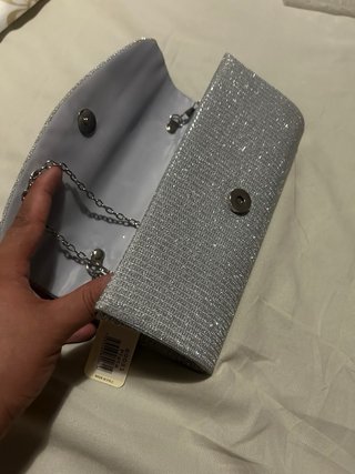 Bolso de fiesta plateado