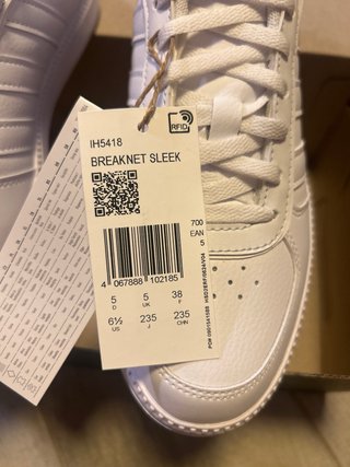 Adidas Breaknet Sleek 38 Zapatillas Blancas