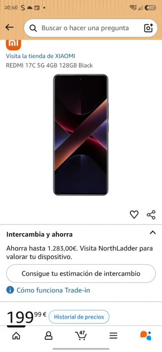 Xiaomi Redmi 17C 128GB 5G NUEVO