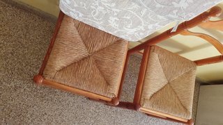 Mesa de cocina extensible madera pino