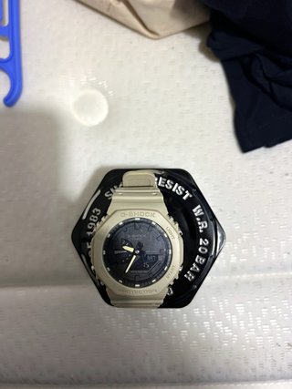 Reloj Casio G-Shock Beige/Negro Analógico-Digital