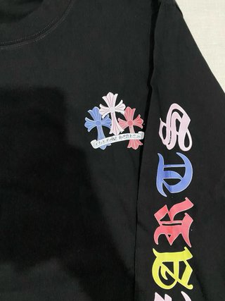 Camiseta Manga Larga Chrome Hearts Multicolor