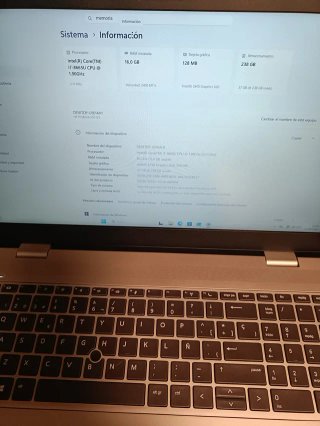 Portátil HP ProBook 650 G5 15" i7 8a 16Gb RAM