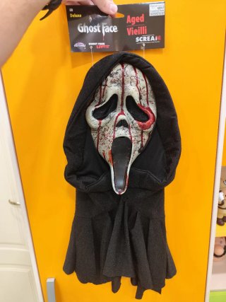 Maschera Ghostface Aged Deluxe Scream 6