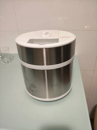 Heladera de acero inoxidable