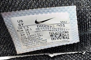 Nike Air Force 1 Mid GS Negras Talla 38.5