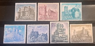 Serie de sellos Castillos de España.