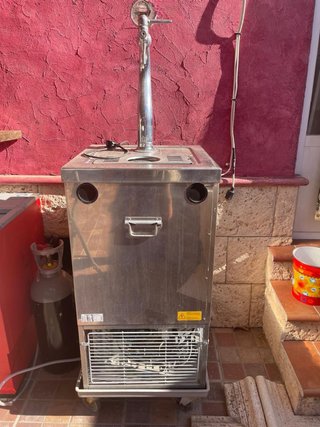 Serpentín Cerveza Portátil con botella de acido cb
