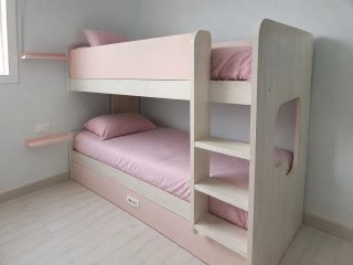Litera infantil con cama nido (3 camas)