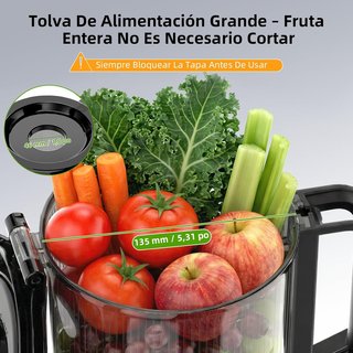 NUEVO Extractor Zumos FIMEI Prensado Frío 135mm