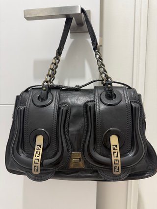 Bolso Fendi Negro Piel