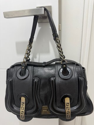 Bolso Fendi Negro Piel