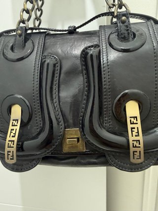 Bolso Fendi Negro Piel