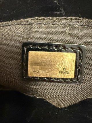 Bolso Fendi Negro Piel