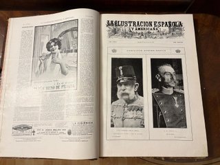 Lote 2 Tomos La Ilustración Española y Ameri. 1914