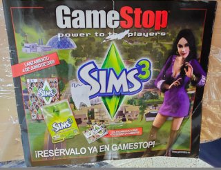 Revista Catálogo GameStop 2009 - Sims 3, PS3, Xbox