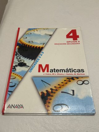 Matemáticas 4. Opción A.