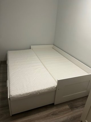 Cama nido Ikea madera blanca