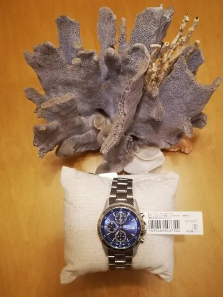 Reloj Seiko Cronógrafo Azul Acero Inoxidable